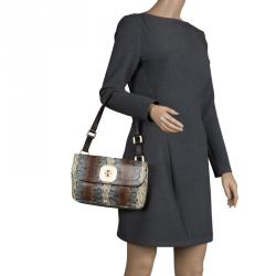 Longchamp Multicolor Snake Embossed Gatsby Shoulder Bag