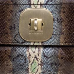 Longchamp Multicolor Snake Embossed Gatsby Shoulder Bag