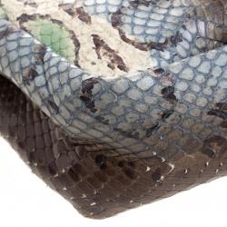 Longchamp Multicolor Snake Embossed Gatsby Shoulder Bag