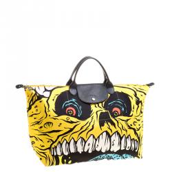 Longchamp Multicolor Fabric Jeremy Scott Monster Tote