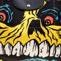 Longchamp Multicolor Fabric Jeremy Scott Monster Tote