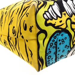 Longchamp Multicolor Fabric Jeremy Scott Monster Tote