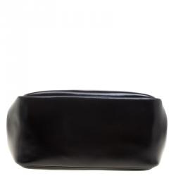 Longchamp Black Leather Mini Roseau Tote