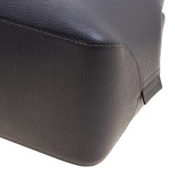 Pre Owned Longchamp Grey Leather Roseau Tote