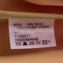 Pre Owned Longchamp Red Nylon Medium Le Pliage Tote