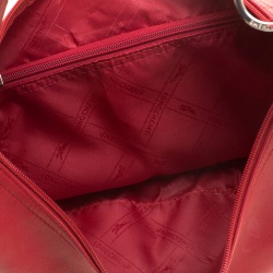 Longchamp Red Leather Hobo 