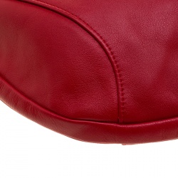 Longchamp Red Leather Hobo 