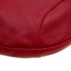 Longchamp Red Leather Hobo 