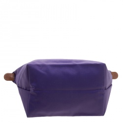 Pre Owned Longchamp Purple Nylon Medium Le Pliage Tote