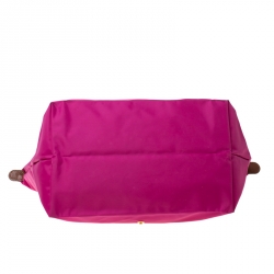 Longchamp Magenta Nylon Medium Le Pliage Tote