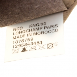 Pre Owned Longchamp Beige Leather Tote