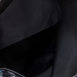 Pre Owned Longchamp Multicolor Floral Print Velvet Le Pliage Tote