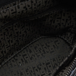 Pre Owned Longchamp Black Quilted Leather Mini Le Pilage Neo Tote