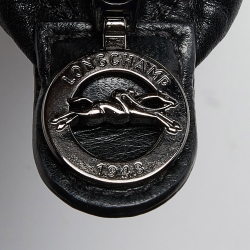 Pre Owned Longchamp Black Quilted Leather Mini Le Pilage Neo Tote