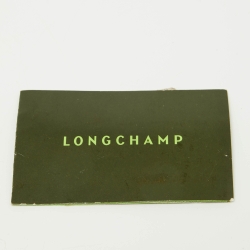 Pre Owned Longchamp Purple Croc Embossed Leather Roseau Tote