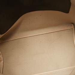 Pre Owned Longchamp Black Leather Medium Le Pliage Tote