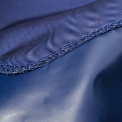 Pre Owned Longchamp Dark Blue Nylon Medium Le Pliage Tote