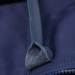 Pre Owned Longchamp Dark Blue Nylon Medium Le Pliage Tote