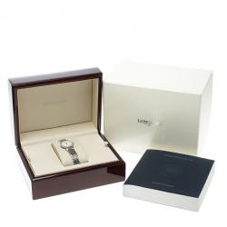 Pre Owned Longines White Mother of Pearl Stainless Steel La Grande Classique de Longines Women's Wristwatch 24 mm