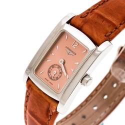 Longines Bronze Stainless Steel Dolce Vita L4.155.4 Women's Wristwatch 20 mm