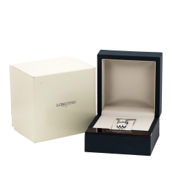 Longines White Stainless Steel Diamond Dolce Vita L5.155.0 Women's Wristwatch 19.80 mm