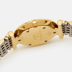 Pre Owned Longines Mother of Pearl Diamond Two Tone Stainless Steel La Grande Classique L4.209.2.87.7  Women's Wristwatch 24 mm 