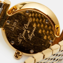Pre Owned Longines Mother of Pearl Diamond Two Tone Stainless Steel La Grande Classique L4.209.2.87.7  Women's Wristwatch 24 mm 