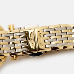 Pre Owned Longines Mother of Pearl Diamond Two Tone Stainless Steel La Grande Classique L4.209.2.87.7  Women's Wristwatch 24 mm 