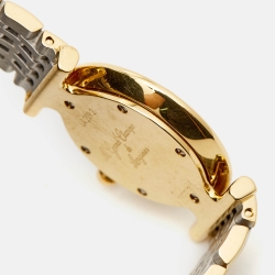 Pre Owned Longines Mother of Pearl Diamond Two Tone Stainless Steel La Grande Classique L4.209.2.87.7  Women's Wristwatch 24 mm 