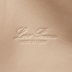 Loro Piana Beige Leather Extra Pocket L23 Backpack