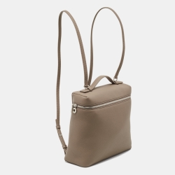 Loro Piana Beige Leather Extra Pocket L23 Backpack