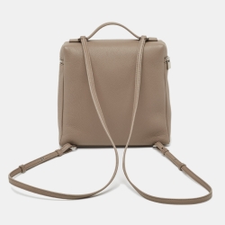 Loro Piana Beige Leather Extra Pocket L23 Backpack