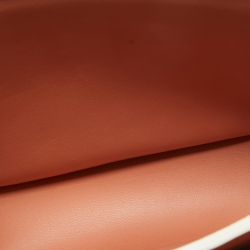Loro Piana Brick Red Leather Artemis Shoulder Bag