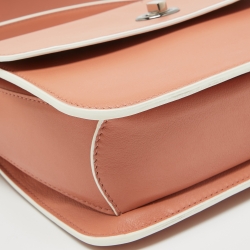 Loro Piana Brick Red Leather Artemis Shoulder Bag