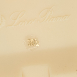 Pre Owned Loro Piana Light Grey Suede Summer Charms Walk Loafers Size 39.5