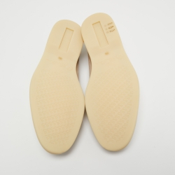 Pre Owned Loro Piana Light Grey Suede Summer Charms Walk Loafers Size 39.5