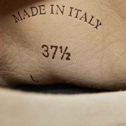 مملوكة مسبقًا Loro Piana Beige Suede Summer Walk Slip on Loafers Size 37.5