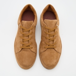 Pre Owned Loro Piana Brown Suede Nuages Low Top Sneakers Size 38