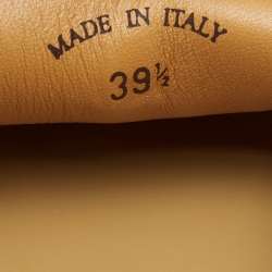 Pre Owned Loro Piana Brown Suede Tassel Dot Sole Loafers Size 39.5