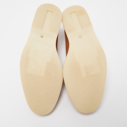 Pre Owned Loro Piana Brown Suede and Fur Open Walk Chukka Boots Size 38.5