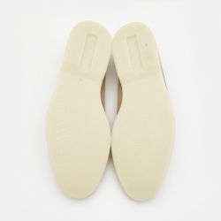 Pre Owned Loro Piana Beige Suede Summer Charms Walk Loafers Size 39.5