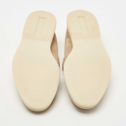 Pre Owned Loro Piana Beige Suede Summer Charms Walk Loafers Size 37