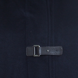 Pre Owned Loro Piana Navy Blue Cashmere Hooded Storm System Down Jacket L