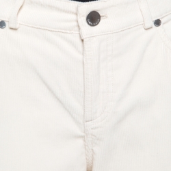 Pre Owned Loro Piana Cream Mathias Cropped Corduroy Pants M