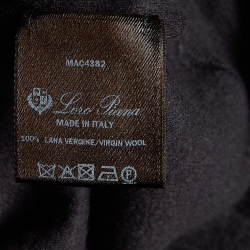 Pre Owned Loro Piana Dark Grey Wool The Gift of Kings Sweater L
