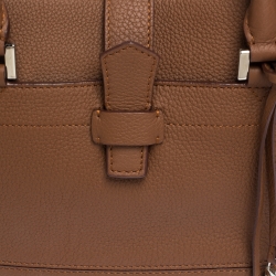 Pre Owned Loro Piana Brown Leather Bellevue Odessa Tote