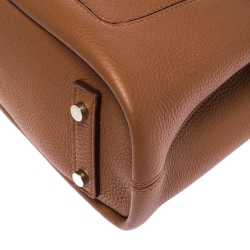 Pre Owned Loro Piana Brown Leather Bellevue Odessa Tote