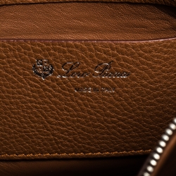 Pre Owned Loro Piana Brown Leather Bellevue Odessa Tote