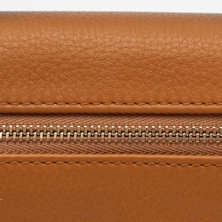 Pre Owned Loro Piana Tan Leather Extra Pocket L19 Pouch