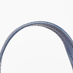 Pre Owned Loro Piana Navy Blue Leather Mini Clui Crossbody Bag